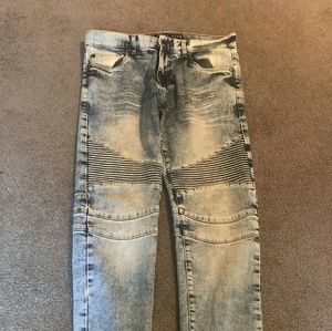 Mens marc ecko biker jeans as 32x30